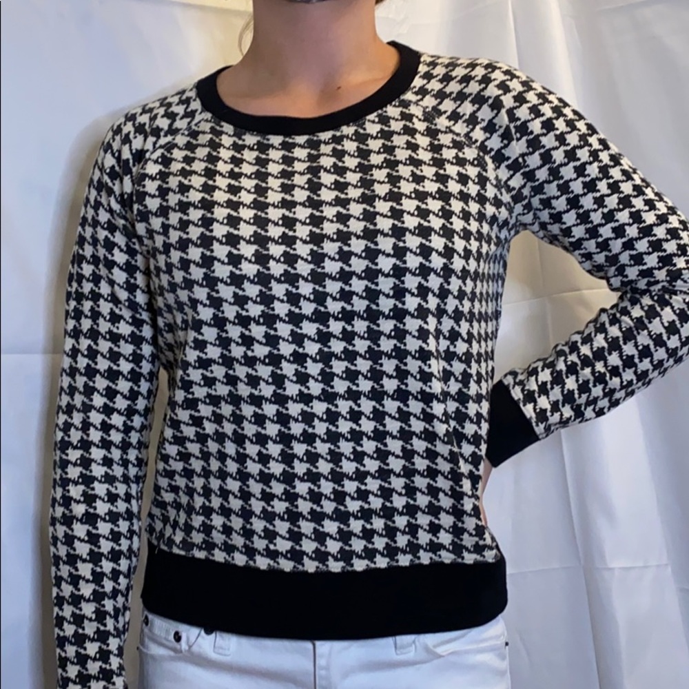 Houndstooth sweater